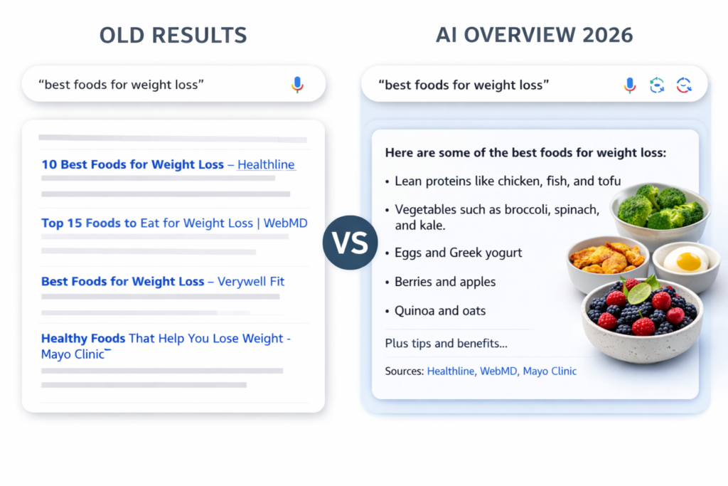 old serach vs ai search 