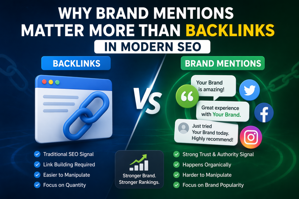Why Brand Mentions Matter More Than Backlinks in Modern SEO