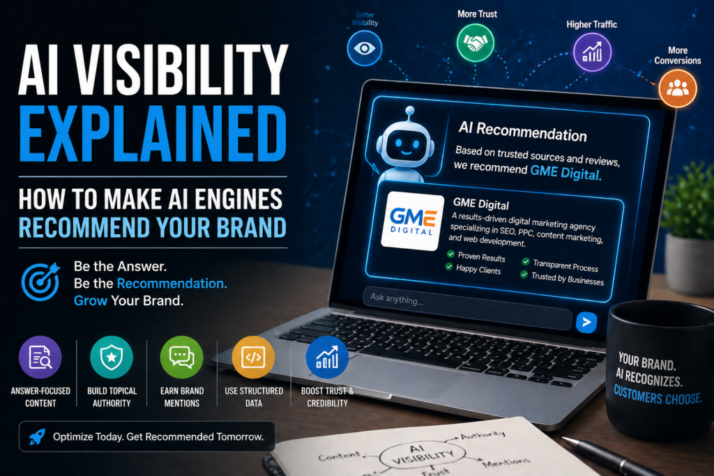 AI Visibility Explained: How To Make AI Engines Recommend Your Brand
