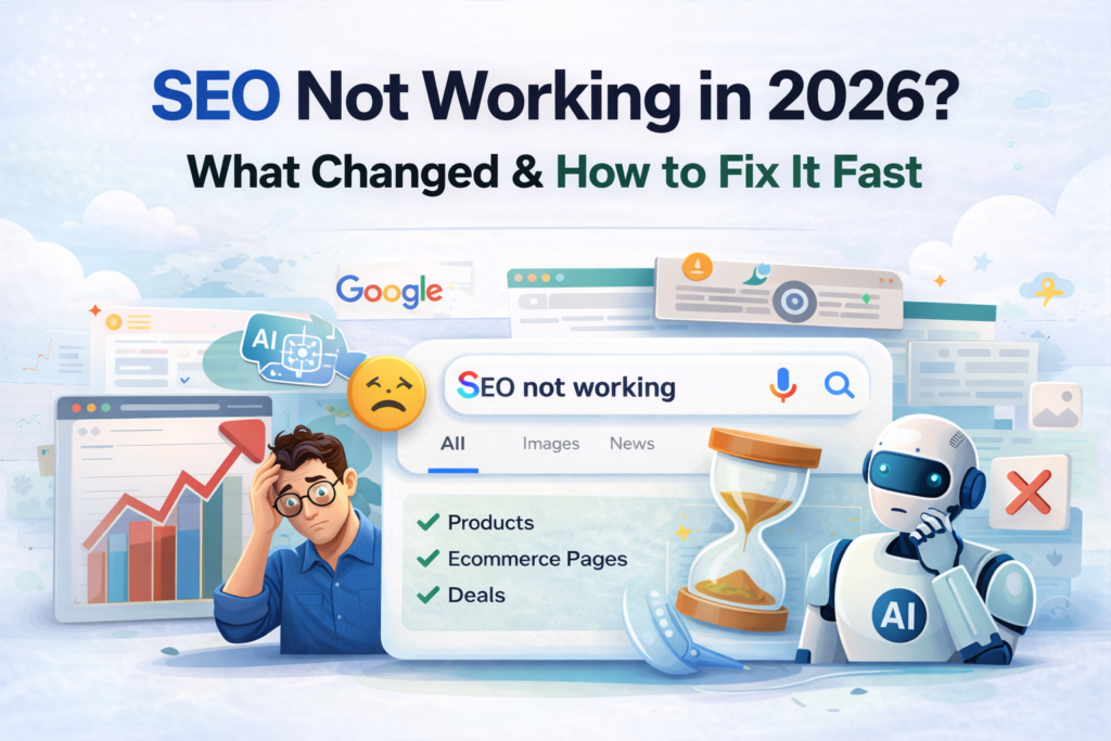 SEO not working in 2026 – what changed?