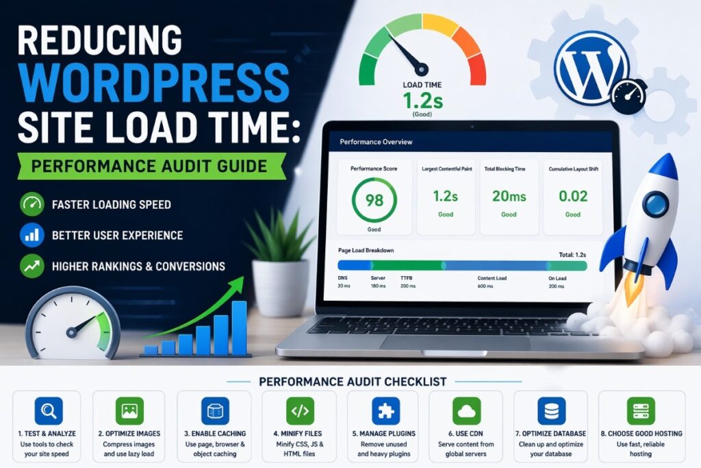 Reducing WordPress Site Load Time: Performance Audit Guide