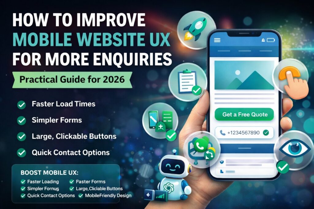 How to Improve Mobile Website UX for More Enquiries