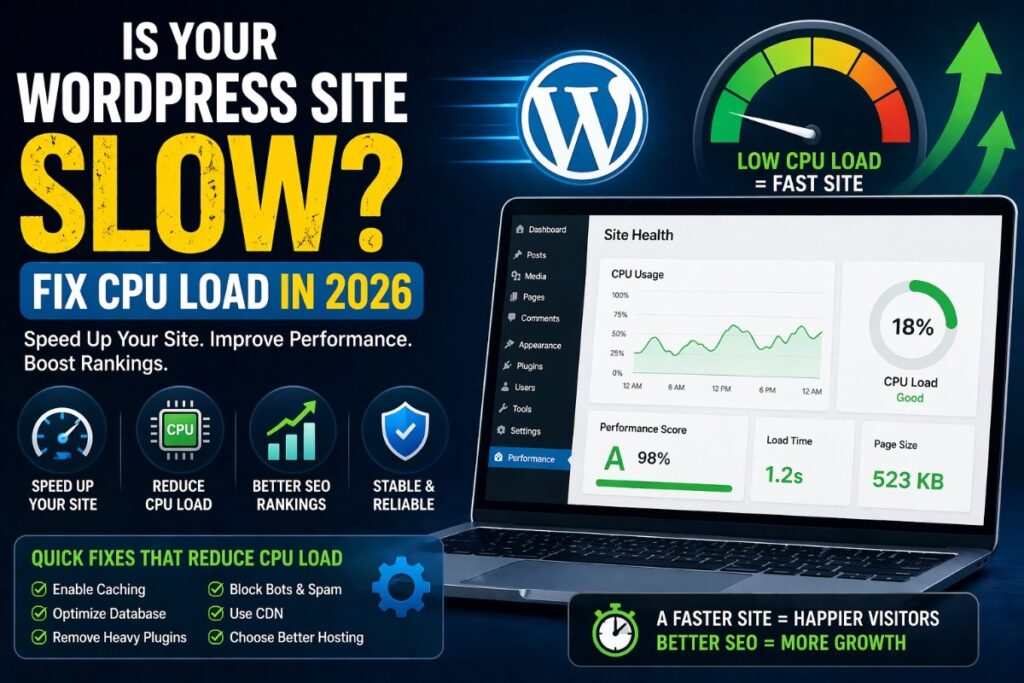 Is Your WordPress Site Slow? Fix CPU Load in 2026