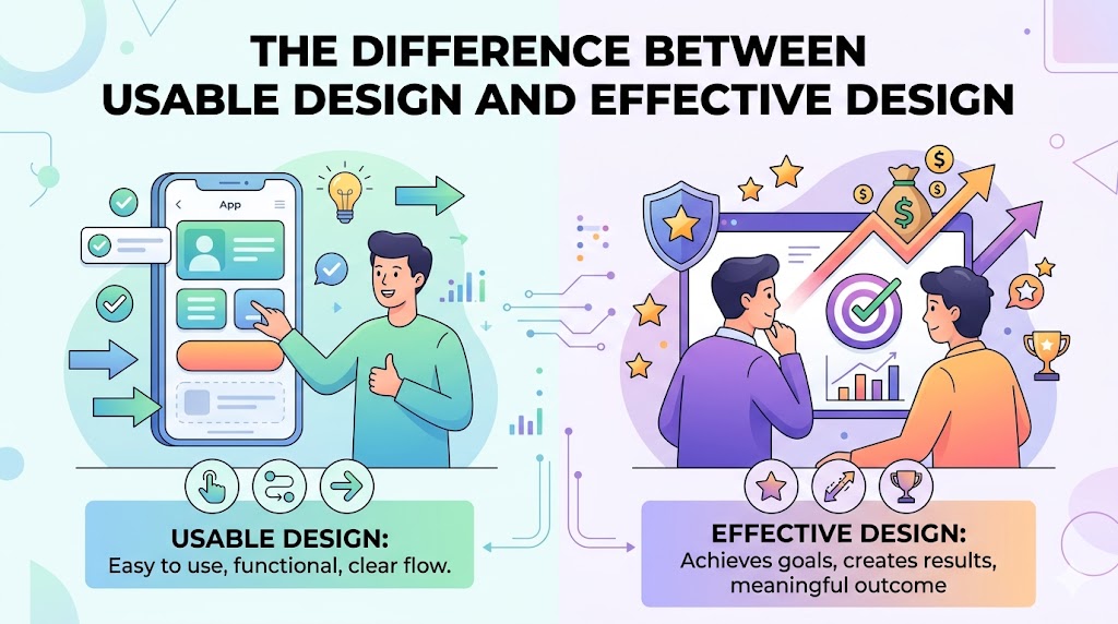 The Difference Between Usable Design and Effective Design