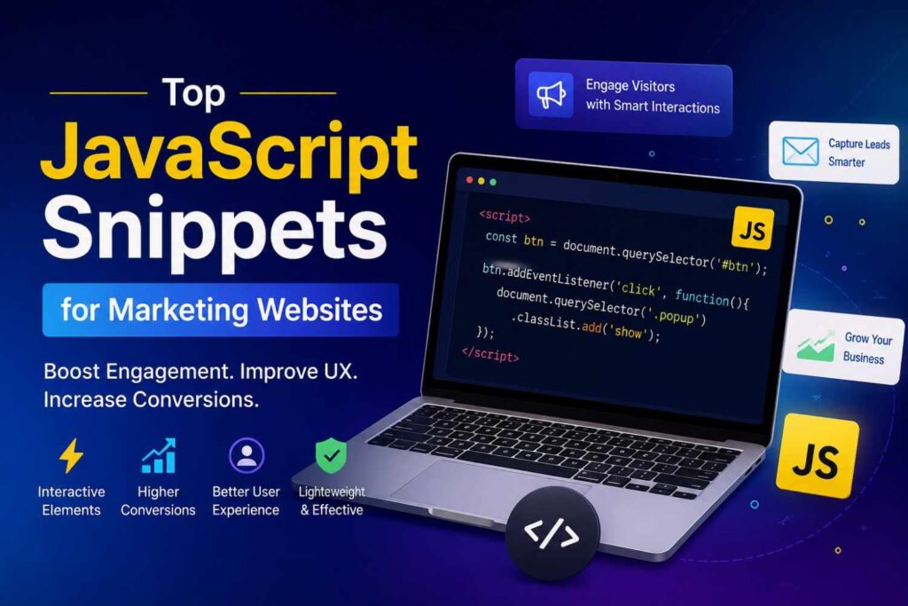 Top JavaScript Snippets for Marketing Websites