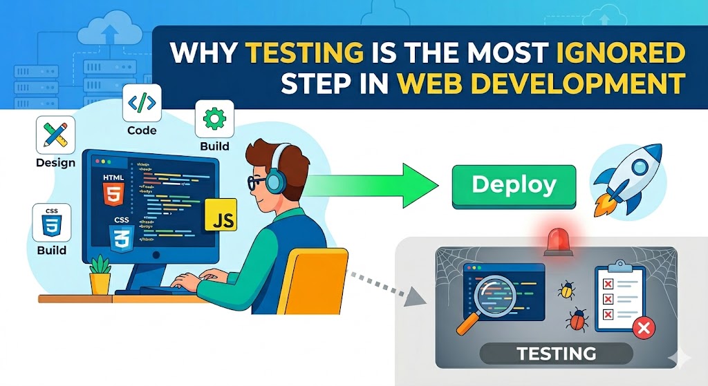 Why Testing Is the Most Ignored Step in Web Development