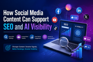 Social Media Content for SEO and AI Visibility