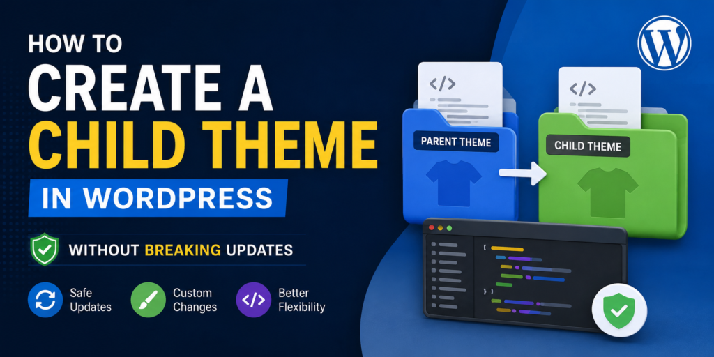 How to Create a Child Theme in WordPress (Without Breaking Updates)